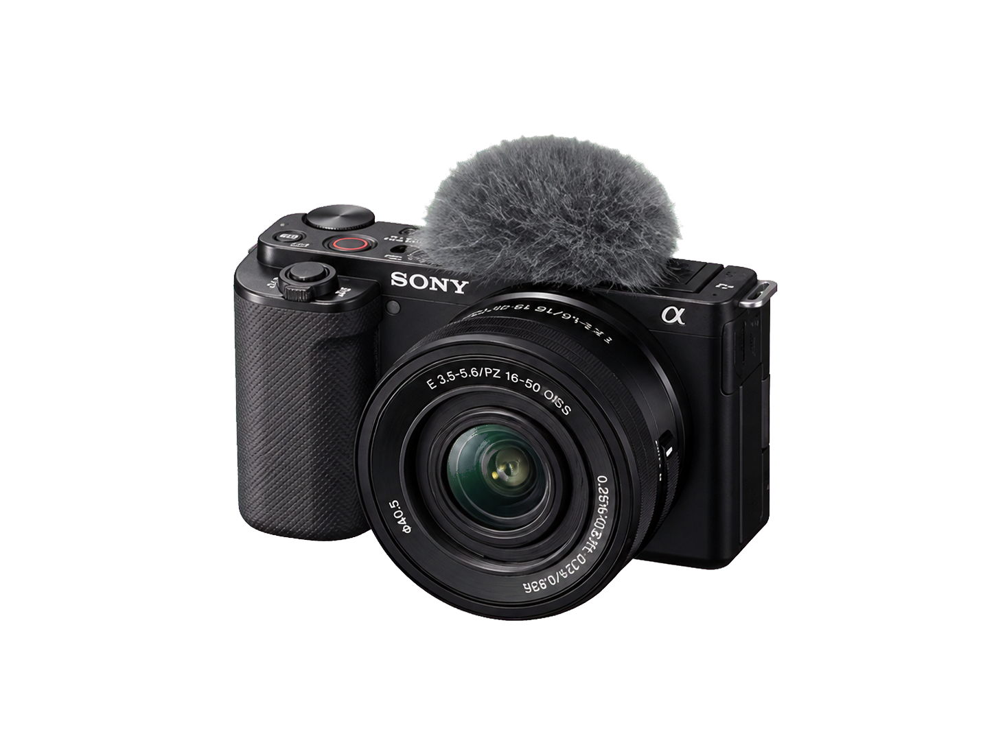 Black Sony ZV-E10 camera